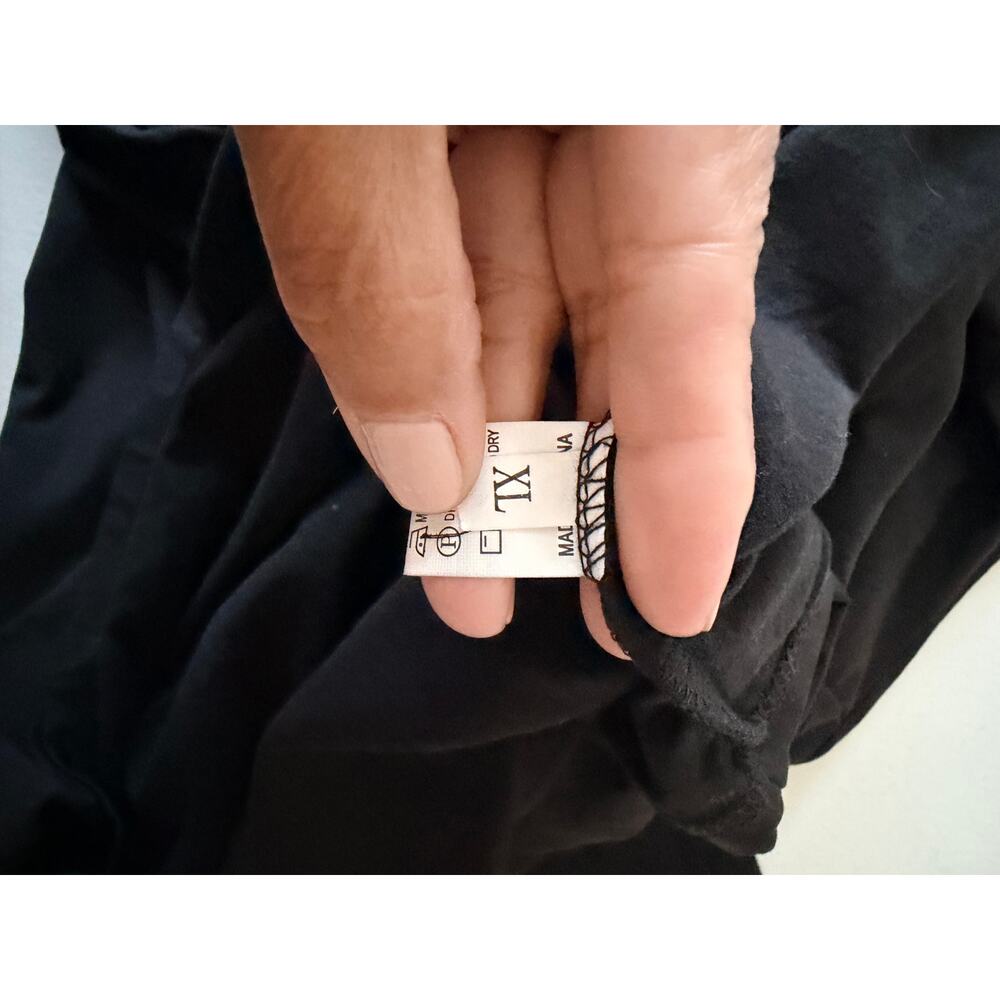 3 for $9 Black Evening Dress EUC long Back zipper M-L - Picture 6 of 6